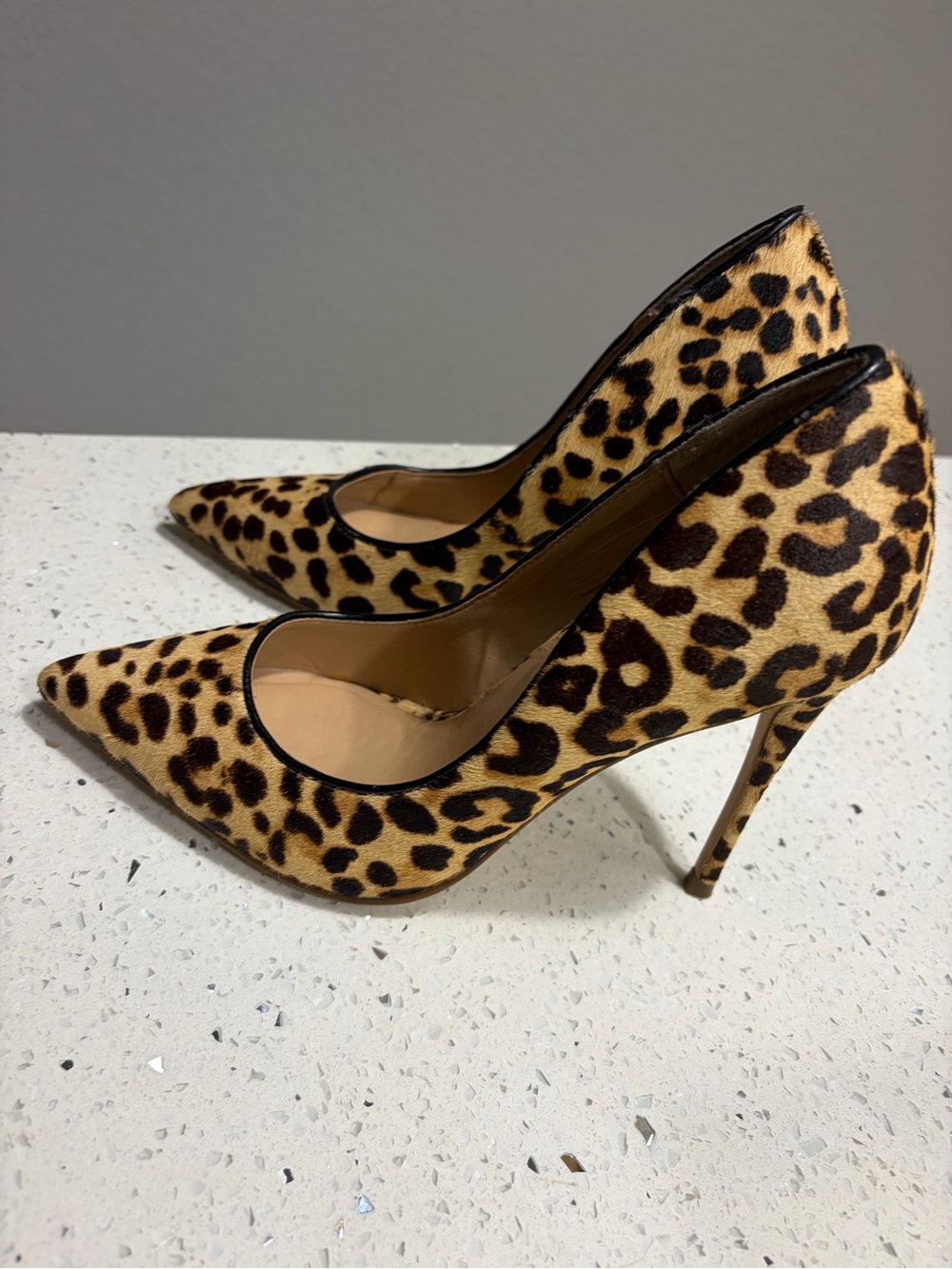 Steve Madden Leopard Print Pointed-Toe Stiletto Pumps - Brown Leopard